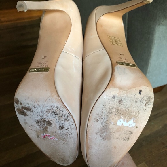 Massimo Dutti Nude 4 1/2 “ Hidden Platform Heels Size 9 (40) - Picture 9 of 9